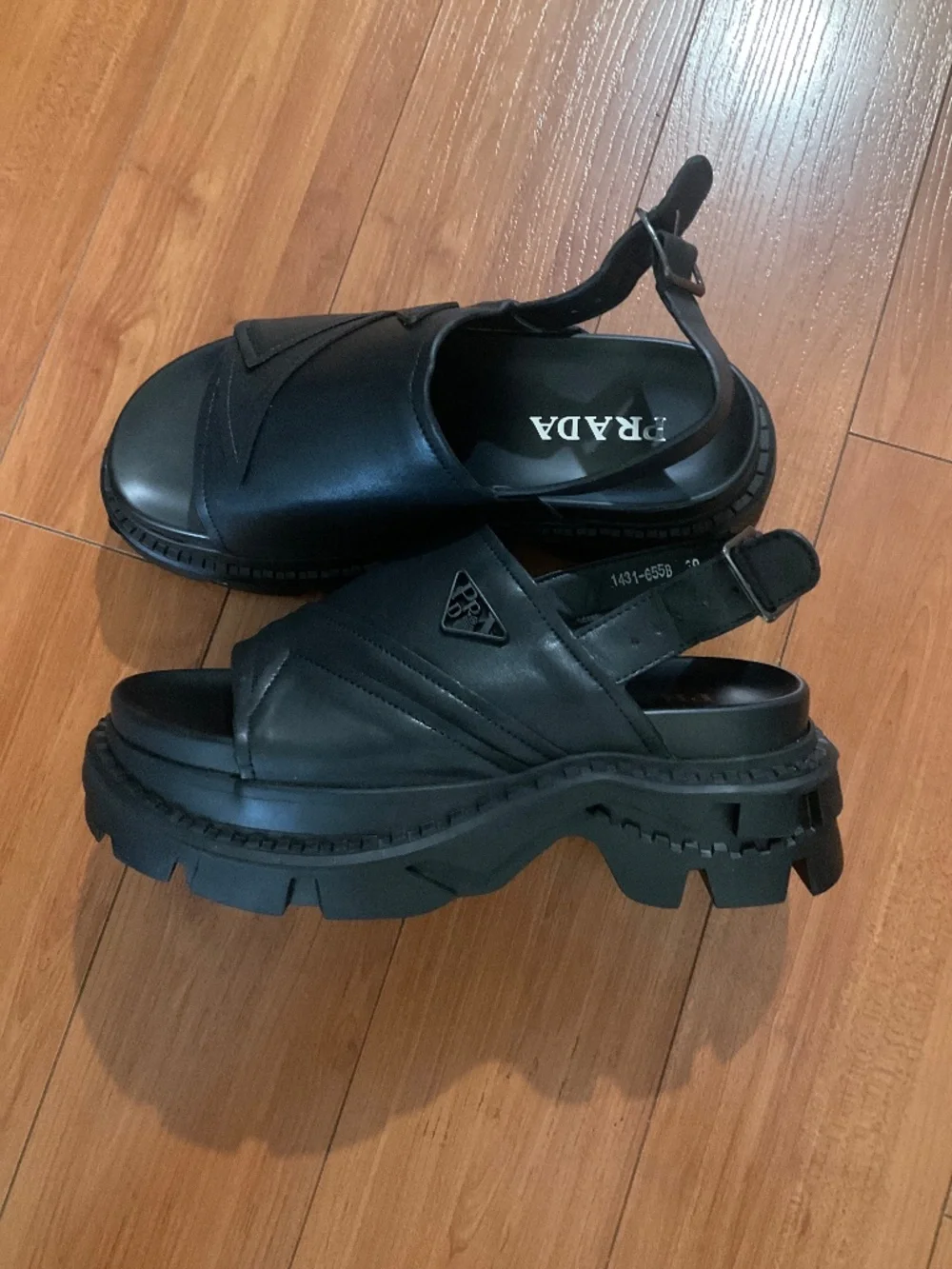 Prada platform sandals